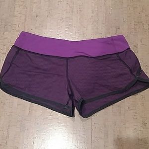 Purple lululemon speed shorts -6